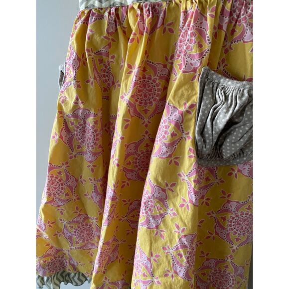 Mustard Pie Girls Size 10 Short Sleeved Dress - Picture 9 of 10